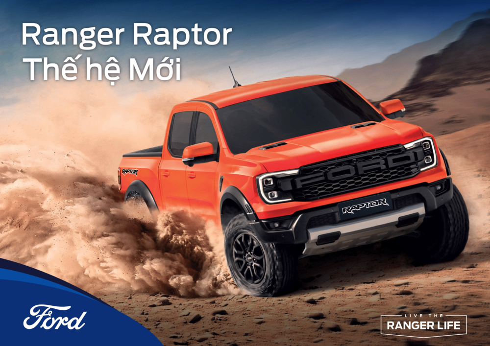 Ford Ranger Raptor Thế Hệ Mới | 4x4 AT